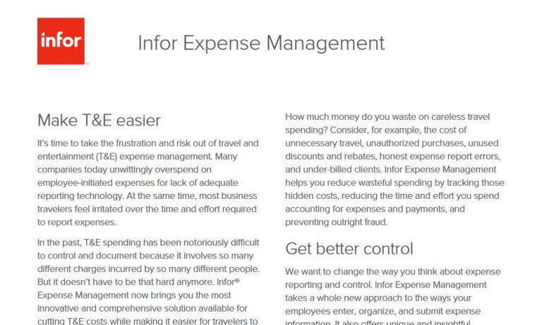 Get new capabilities with Infor 10x